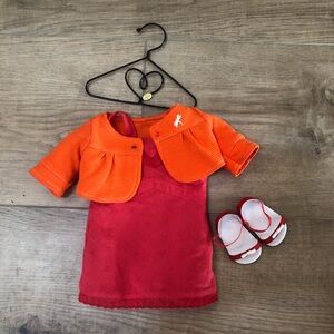 Lanie 2010 American Girl 18” Doll Dress and accessories